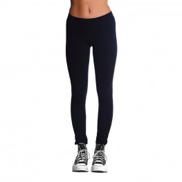 Paco & Co Γυναικείο Κολάν Μονόχρωμο Μαύρο με επενδυση 